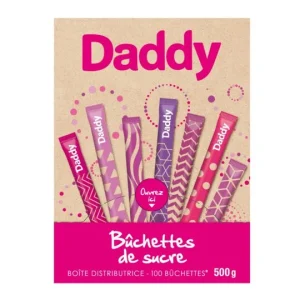 Sucre 100 bûchettes Daddy