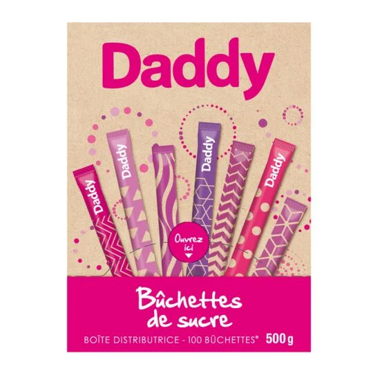 Sucre 100 bûchettes Daddy