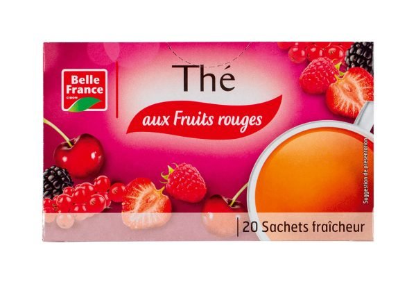Thé Infusion Fruits Rouges Belle France 20sachets