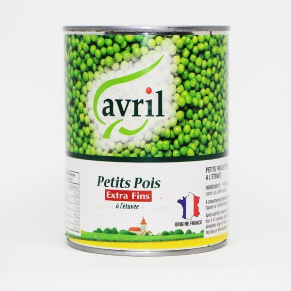 Petis pois avril extra fins 800g