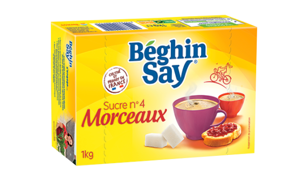 Sucre en morceaux importe Béghin Say 1kg