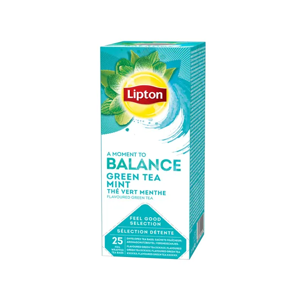 Thé Infusion Lipton Balance Green Tea Mint 25sachets