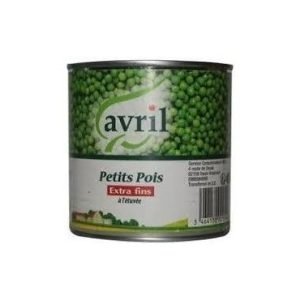 Petits pois avril extra fins 400g