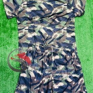 Ensemble compression homme courte manche 2pcs militaire