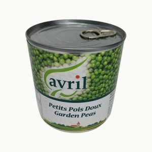 Petits pois avril trés fins 400g