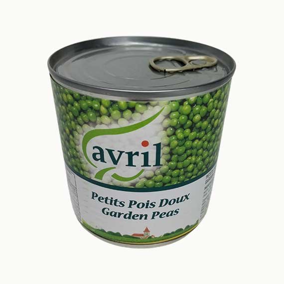 Petits pois avril trés fins 400g