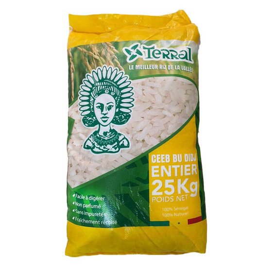 Téral entier non parfumé 25kg