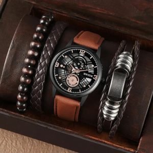 Montre Homme-Bracelets Maron