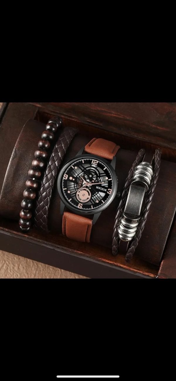 Montre Homme-Bracelets Maron