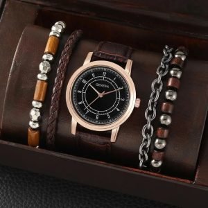Montre Homme-Bracelets Maron