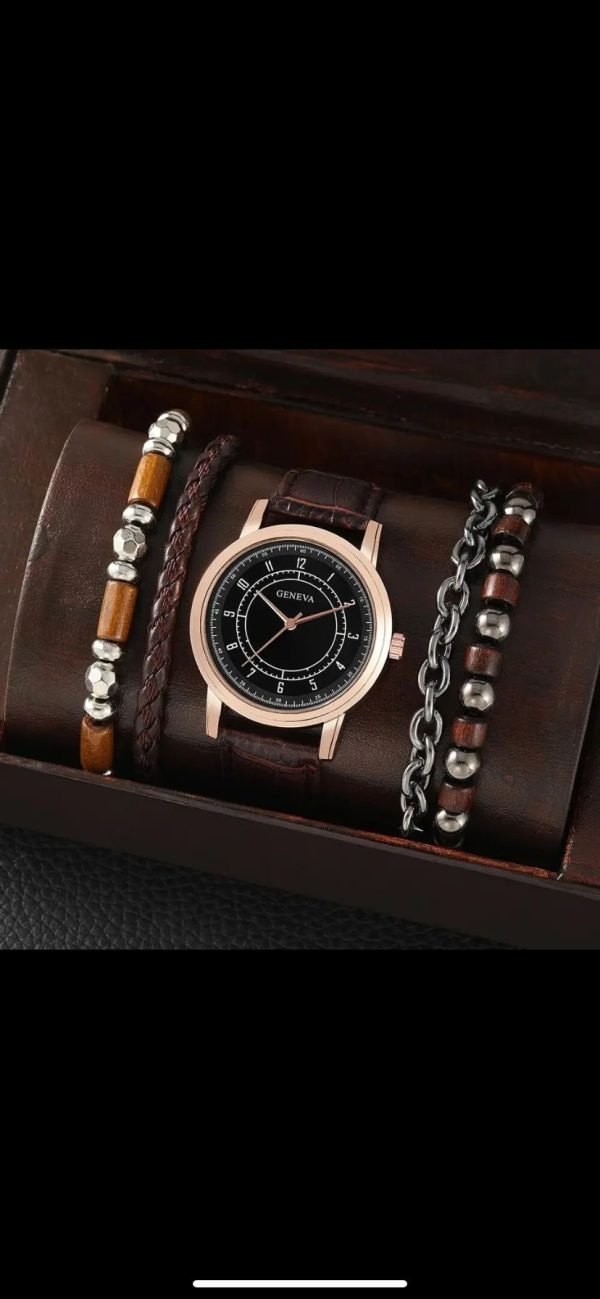 Montre Homme-Bracelets Maron