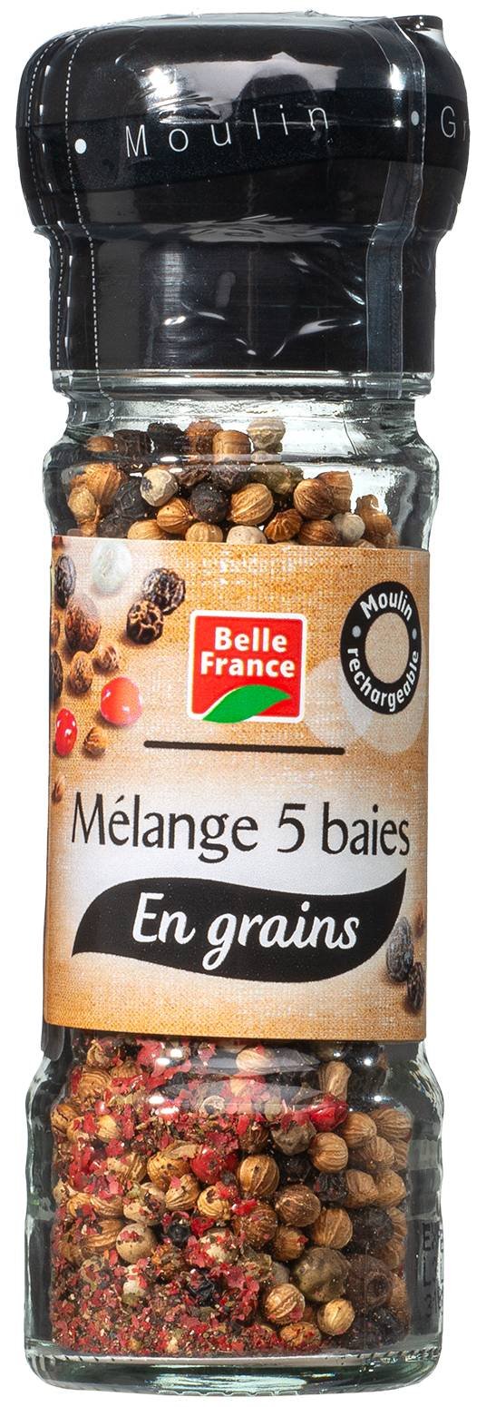 Epice Mélange 5 baies En Grains Belle France 38g