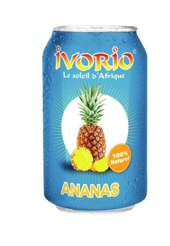 Canette Ivorio Ananas 33cl*24pcs