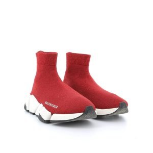 Balenciaga Basket Homme-Femme Rouge