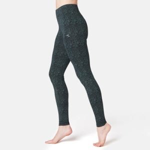 Legging Sport Femme Noir Printé