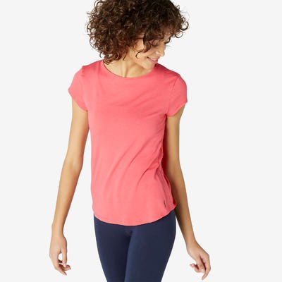 T-shirt Sport Femme Slim Rose