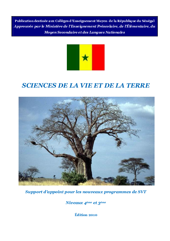 SVT 4éme et 3éme USAID