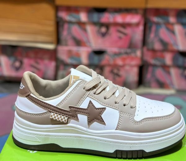 Basket Bape Air Force Beige