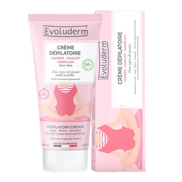 Créme Evoluderm Dépilatoire Jambes Maillot Aisselles 150ml