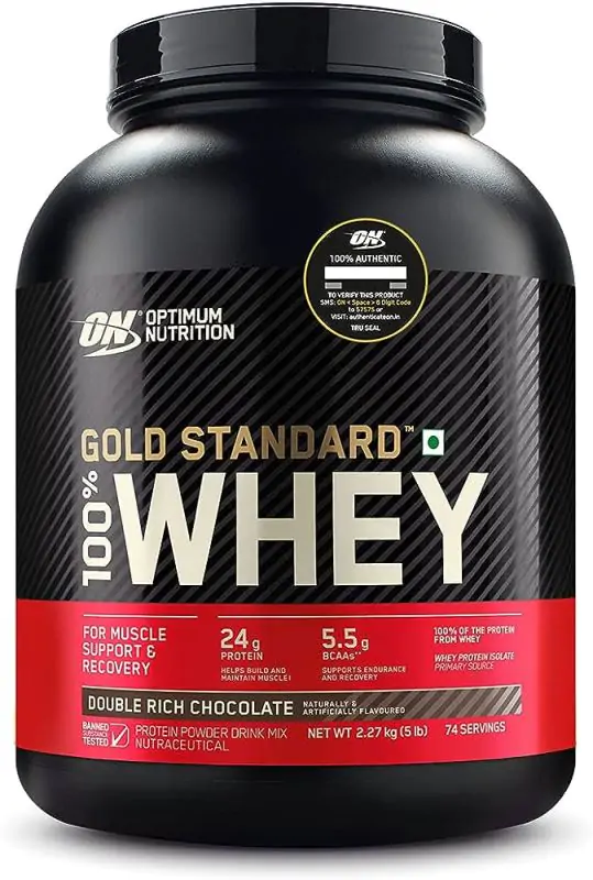 Gold whey protein chocolat 100% 2kg